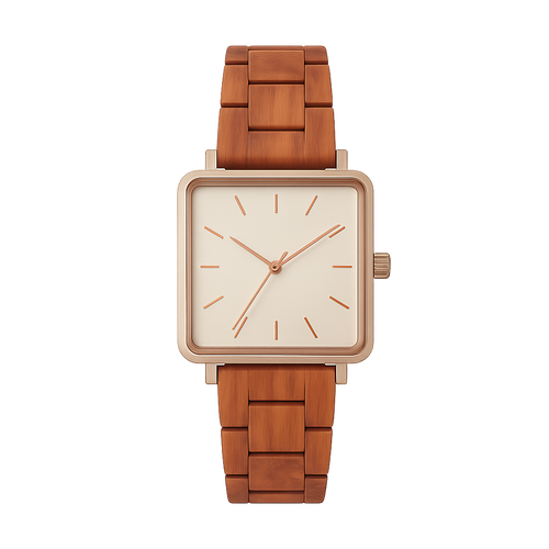 Amber Wood Watch