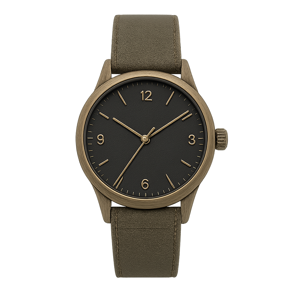 Olive Canvas Watch