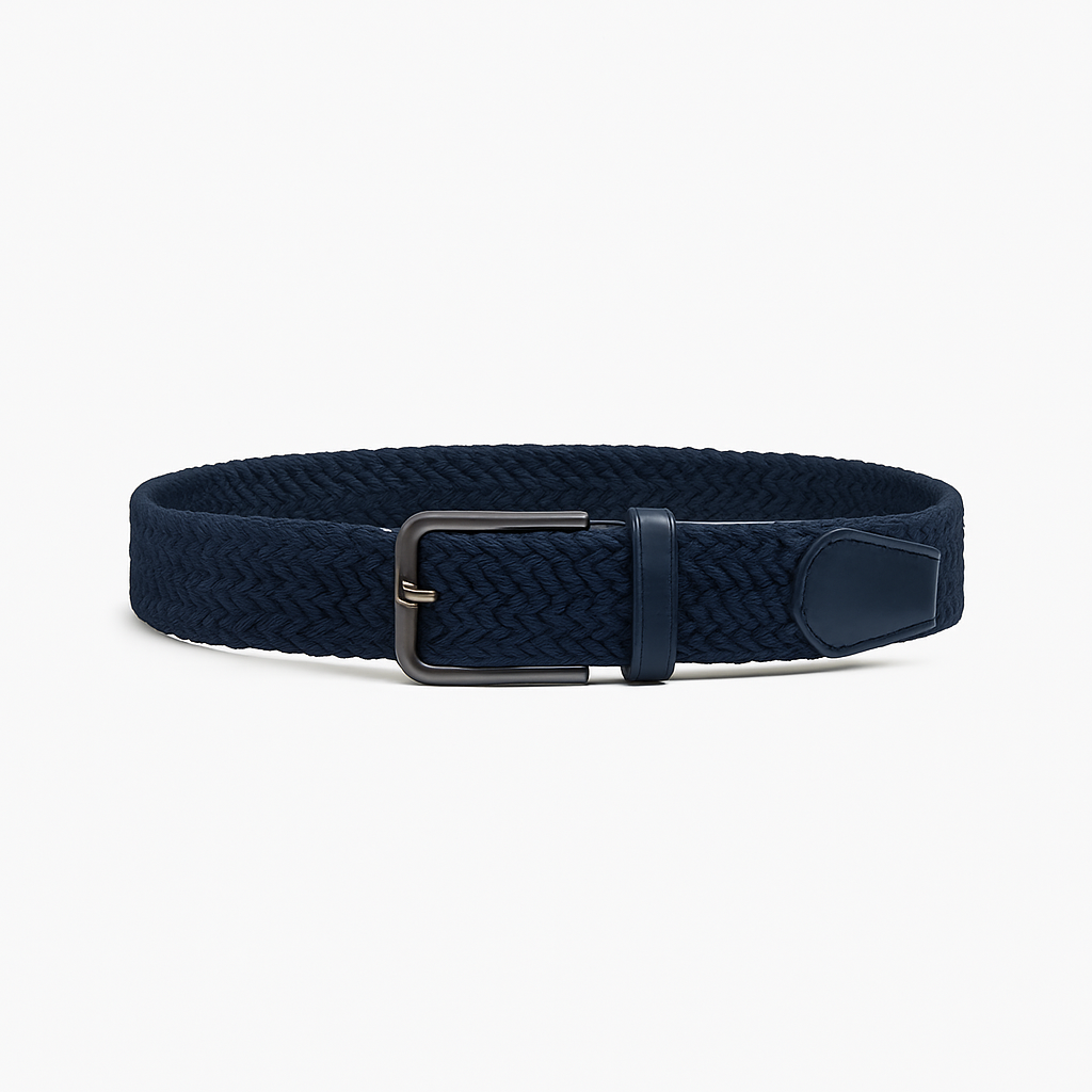 Woven Navy Belt - Harringtonx Belts